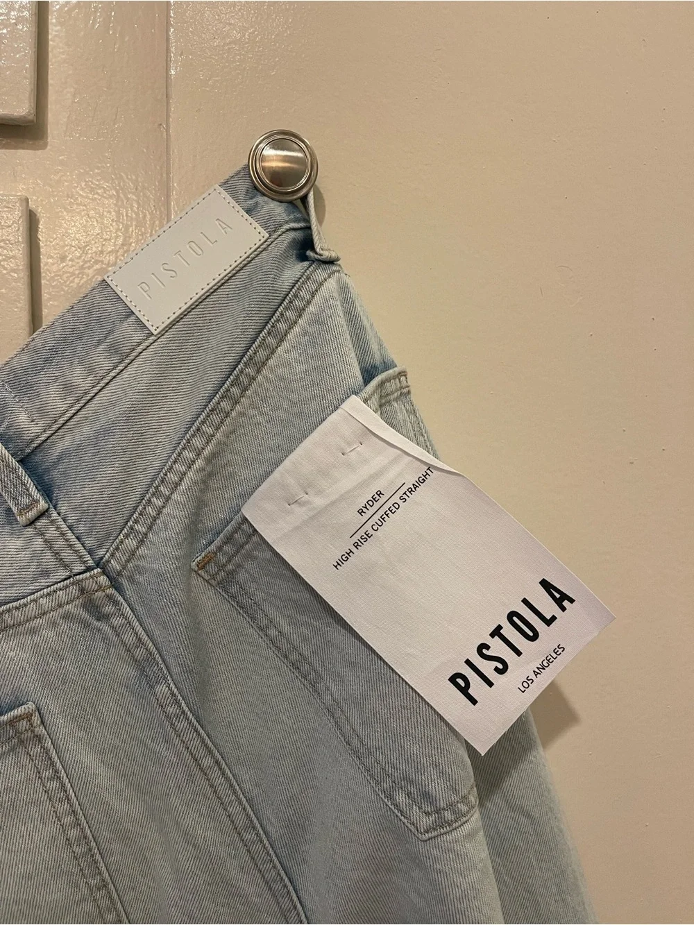 Pistola Ryder High Rise Straight Leg Jeans - Picture 4 of 8